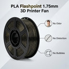 Black & Gold Glitter PLA Filament – photo 7