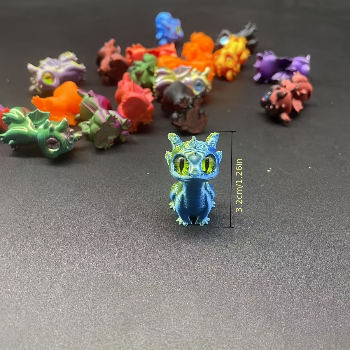 3D Printed Mini Dragon Figurines – photo 3
