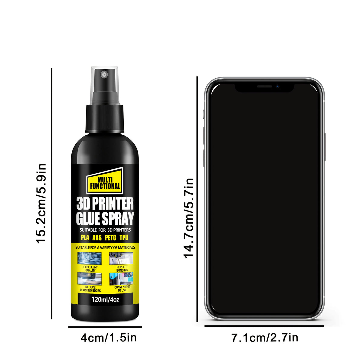 3D Printer Bed Adhesive Spray, 120ml – photo 5