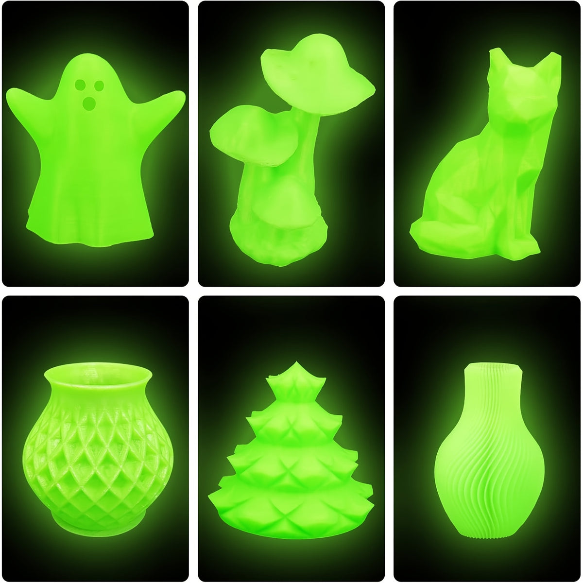 Glow in the Dark PLA Filament, Glow Green – photo 6