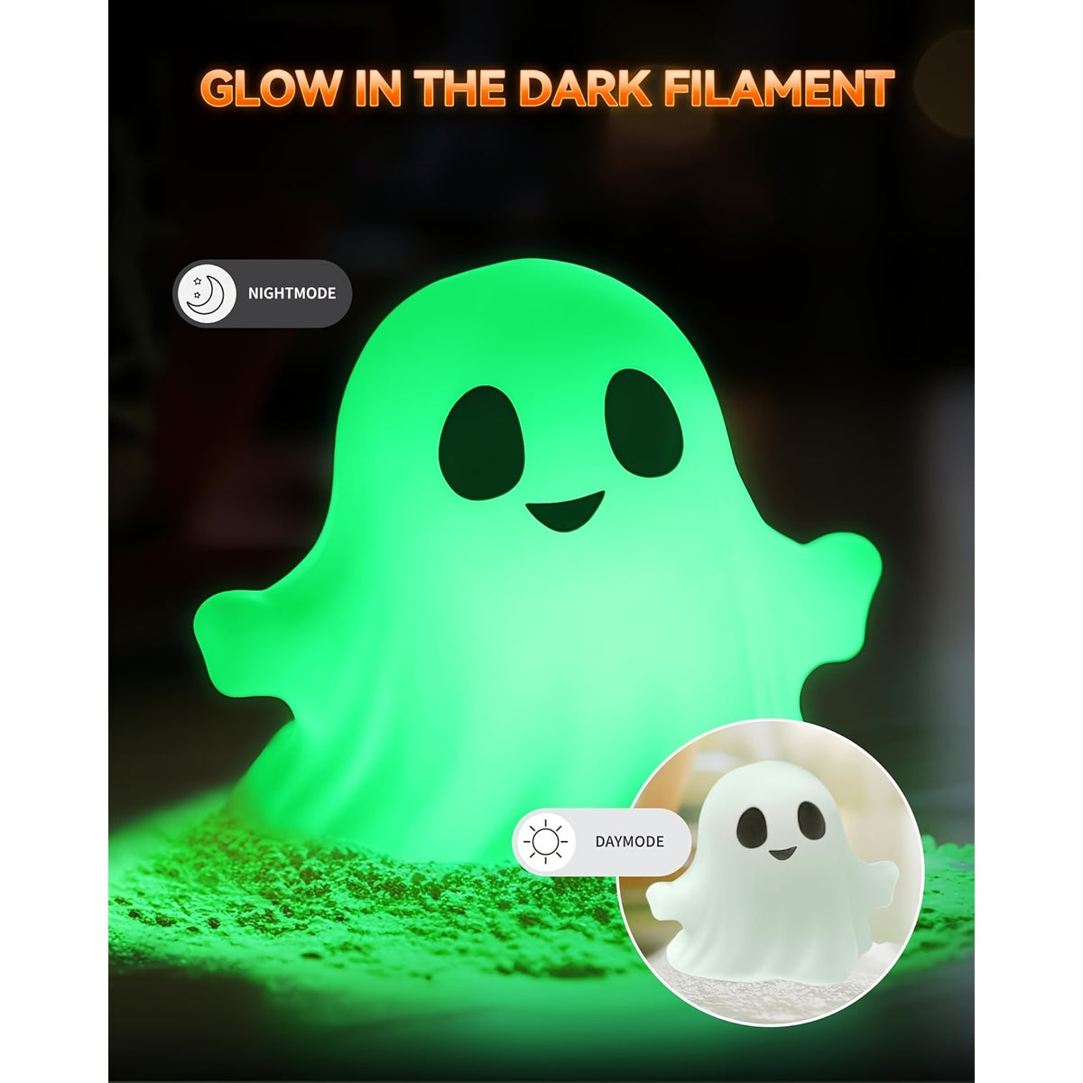 Glow in the Dark PLA Filament, Glow Green – photo 5