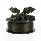 Black & Gold Glitter PLA Filament – photo 2