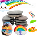 Flat Painting Stones, smooth natural pebbles, 8–13cm – photo 1
